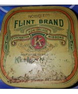 Vintage Flint Brand Kee-Lox Empty Tin - $5.46 CAD