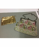 Choice Vintage Metal Mesh or Victorian Bead purse at least 75 yrs old - $104.94 CAD+