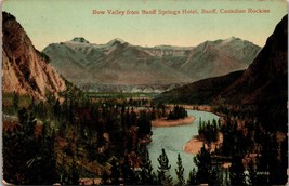 Bow Valley from Banff Springs Hotel Canadian Rockies Postcard PC161 - £3.91 GBP