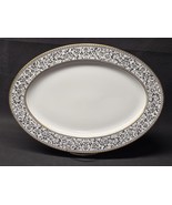 Vintage SANGO Japan 3757 SPANISH LACE 14” x 10&quot; Oval Serving Platter - R... - $404.56 MXN
