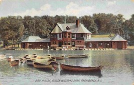 Boat House Roger Williams Park Providence Rhode Island 1910c Rotograph postcard - £5.44 GBP