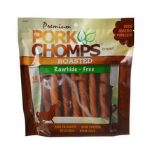 Large Pork Earz Twist Dog Treats: Baked Pork Chomps with Roasted Pork-Fl... - $27.67+