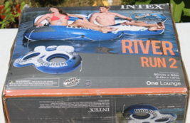 Intex River Run 2 Person  Inflatable Tube Raft Float Cooler for Pool Lake River - £22.13 GBP