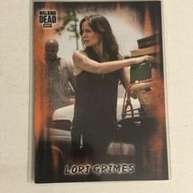 Walking Dead Trading Card #20 Sarah Wayne Callies Orange Background - £1.57 GBP