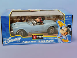 Burago Disney Mickey Mouse Lancia Aurelia B24 Spider Die-Cast - $49.99