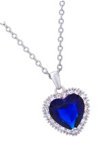 Titanic Heart of the Ocean Necklace, Forever Love - £38.41 GBP