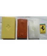 FERRARI SCHEDONI LEATHER  KEY CASE  NEW BOX FROM FERRARI FACTORY ITALY - $85.64