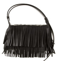 SIMON MILLER 100% Vegan Leather Mini Sunshine Handbag /Shoulder Bag Black - $149.98