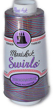 Maxi Lock Swirls Tie Dye Punch Serger Thread  53-M56 - £9.10 GBP