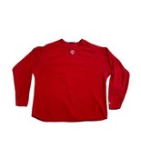 Minnesota Twins MLB Baseball XL Red Sweatshirt Majestic Warmup Long Slee... - £23.26 GBP