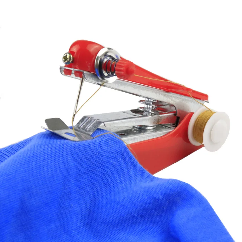 House Home Mini Sewwing Ahines Needlework Cordless Hand-Held Clothes Useful Port - £19.61 GBP