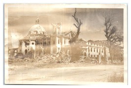 Old Photograph Ruin of St. Paul&#39;s Church Manila Philippines - £19.41 GBP