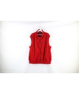 Vtg 90s Polo Golf Ralph Lauren Mens XL Spell Out Full Zip Fleece Vest Ja... - $79.15