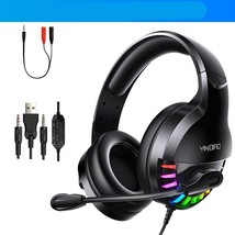 Over Ear Computer Gaming  Headset LED for PC - £27.59 GBP