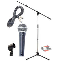 Microphone Stand Studio Package by GRIFFIN - Telescoping Boom Arm Mount &amp; Tripod - £32.85 GBP