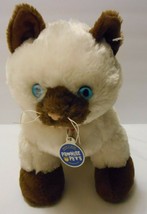 SIAMESE CAT Build A Bear BAB Promise Pet Plush Stuffed Toy with Meow Sound 10&quot; - £28.02 GBP
