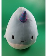 Squishmallows Stackable Wally the Narwhal 12-Inch Plush Stuffed Animal P... - £11.70 GBP