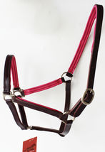 Horse English Padded Leather  COB Western  Show Halter Pink 803H209PKCCH - $31.67