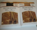 2 Pair Berkshire Ultra Sheers Size 2 Style 4419 Black and Beige Control Top - $13.81