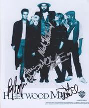 5X Signed Fleetwood Mac Photo Autographed Stevie Nicks Christine Mc Vie With Coa - £139.87 GBP