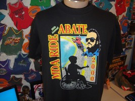 Vintage ABATE 2000 Motorcycle Rally Biker T Shirt Size L - £15.54 GBP