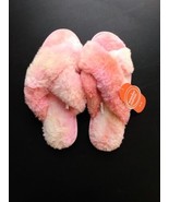 Girls  Wonder Nation Size 4/5 crossband super soft slippers Comfy New - $112.14 MXN