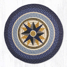 Earth Rugs RP-350 Compass Round Patch 27&quot; x 27&quot; - £38.71 GBP