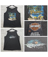 Vintage Harley Davidson Tank Top Mens XL Black Its Better In The Bahamas... - $22.95