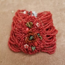 Vintage MaLee Coral Turquoise Beaded Bracelet - $1,003.43 MXN