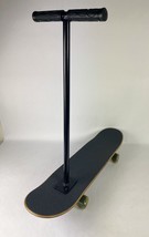 Premium Black Spray grom 7.25&quot; Mini two in one Scooter &amp; Skateboard Begi... - $119.99