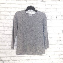 Nomad Sweater Womens Medium Gray Marled V Neck Long Sleeve Sweater Vtg 8... - £19.88 GBP