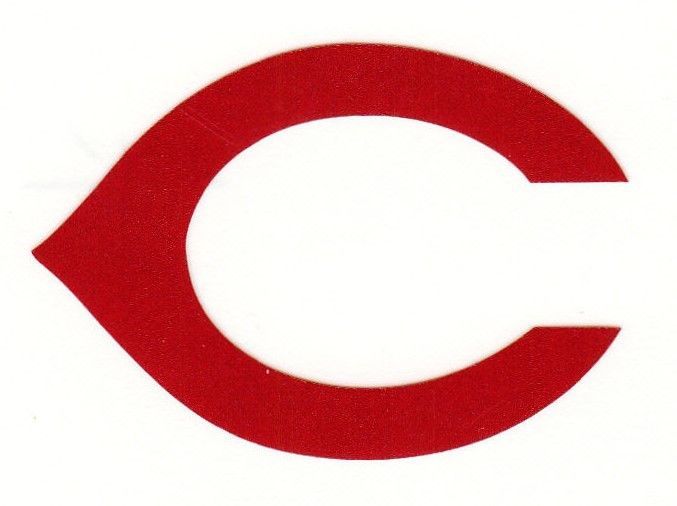 REFLECTIVE Cincinnati Reds fire helmet decal sticker RTIC window hard hat - $3.46