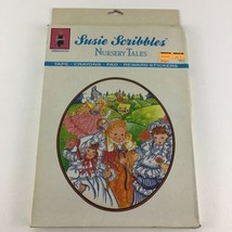 Susie Scribbles Nursery Tales Tape Crayons Pad Reward Stickers Vintage 80s - £23.42 GBP