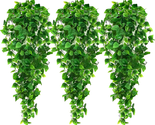 Artificial Hanging Plants, 3.6Ft 3Pcs Fake Ivy Vine for Wall House Room ... - $24.26