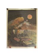 Frank Frazetta Poster Man Wolves - $670.64 MXN