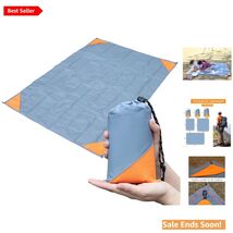 Lightweight 55"x79" Pocket Picnic Blanket - Waterproof &amp; Quick Dry Setup - $35.59