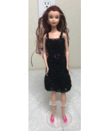 1999 Mattel 11 1/2&quot; Fashion Doll Red &amp; Silver Hair Gold Eyes   Handmade ... - £12.57 GBP