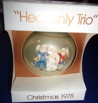  Schmid Christmas 1978 Heavenly Trio Ornament By Sister Bertha Hummel 5th Series - $9.99