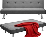 Couch, Convertible Sofa Bed- Breathable Fabric Folding Sofa Bed Easy To ... - $480.99
