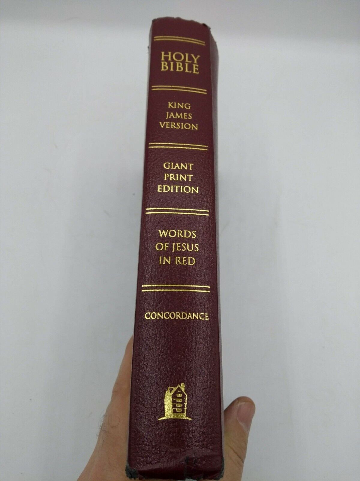 Giant Print HOLY Bible KJV Words Of Jesus In Red Concordance Nelson ...