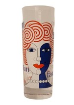 Ritzenhoff Michael Sieger Glass Abstract Woman Red White Blue Inspirational Word - £23.97 GBP