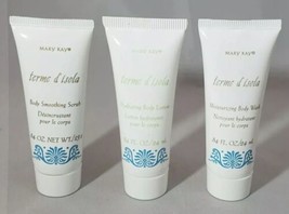 Lot Of 3 Mini Mary Kay terme d&#39;isola Hydrating Body Lotion .84 Oz New Old Stock - £3.10 GBP