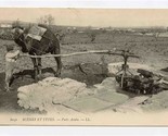  Scenes Et Types Camel Mill Postcard Algiers Algeria 1930&#39;s  - $57.42