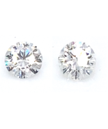 Many 2 CVD Faux Diamonds Grown Round Cut Diamonds Igi Certified TCW = 2.... - £5,165.41 GBP