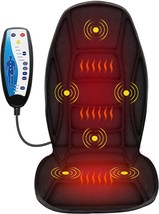 Full Back Massager with Heat,5 Vibrating Modes &amp; 2 Heat Levels,Back Mass... - £73.94 GBP