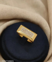 Anello regalo San Valentino Diamante Zirconia/Oro Americano da uomo... - £17.08 GBP