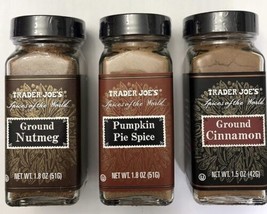 Trader Joe’s Holiday spice Cinnamon, Nutmeg, Pumpkin Pie spice 1/2026 - £12.34 GBP