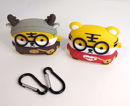 Lubiogio 3D Glasses Tiger+Antlers Tiger Cute Case for Airpod Pro 3D Cartoon - £7.52 GBP