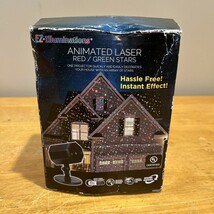EZ-Illuminations Animated Christmas Laser Red Green Stars Projector NEW ... - $33.91 CAD