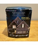 EZ-Illuminations Animated Christmas Laser Red Green Stars Projector NEW ... - $33.78 CAD